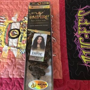 Empire 100% human curly hair 12 in.
